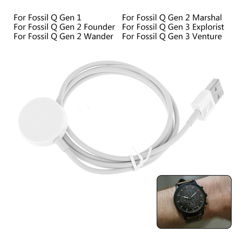 Fossil Watches Smartwatch Charger - USB スマートウォッチ磁気充電器短絡保護時計充電器アダプター交換アクセサリー Fossil Gen 1/2/3 用