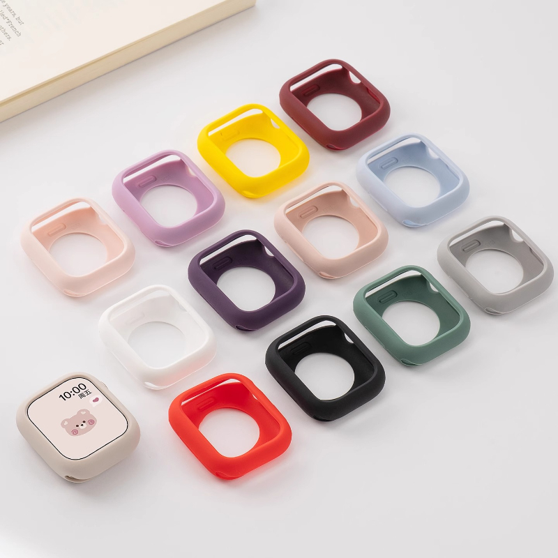 Iwatch Smartwatch Series 7 - シリコンケース Apple Watch 11-10 46mm 42/38/40/44/41/45mm