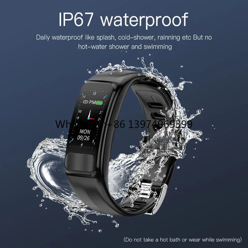 Couple Watches Smartwatch - リストバンド型ウォッチトラッカー、血圧測定機能付きブレスレット型スマートウォッチ（カップル向け）、SDKとAPIを搭載した工場製品