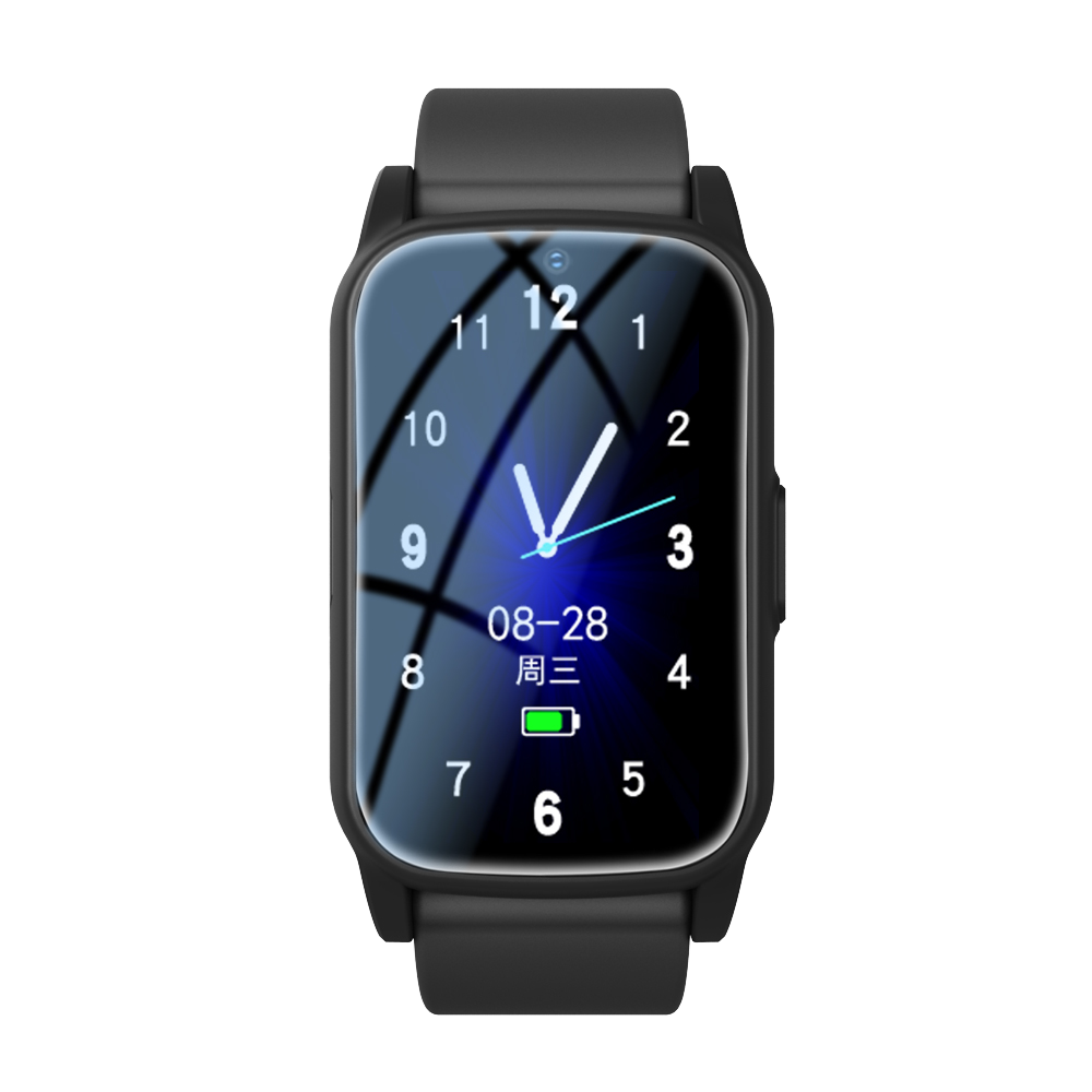 Watch Smart Smartwatch - 新型アップグレード版高齢者向けスマートウォッチS5 GPS位置情報転倒検知SOSボタン遠隔監視ビデオ通話Android IP67スクエア