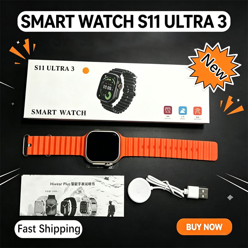 Smartwatch Watches For Men Digital - S11 Ultra 3 スマートウォッチ メンズ 2.09インチHDスクリーン