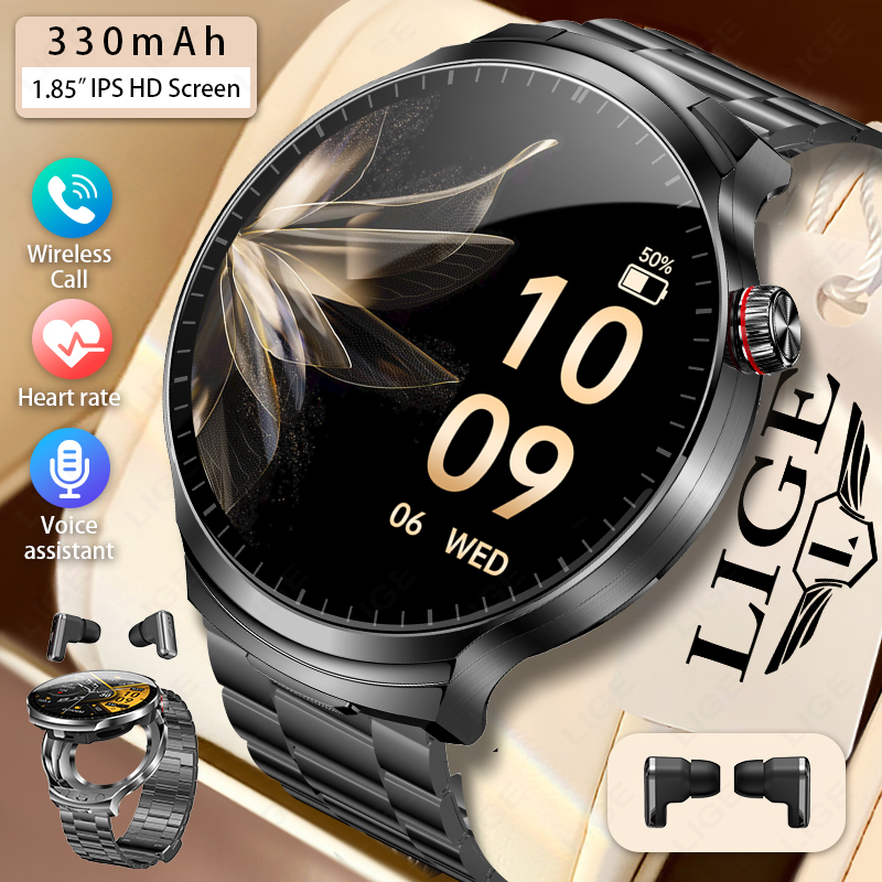 Smartwatch Noise Watches For Men - 新型スマートウォッチ BT通話 ワイヤレスイヤホン 2 in 1