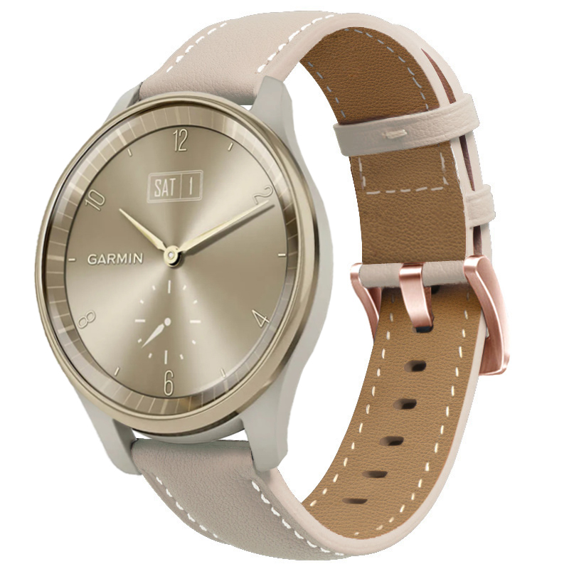 Smartwatch Trending Watches For Women - 20 ミリメートル革バンドガーミン Vivomove スタイル HR スポーツトレンドリュクスストラップ女性ガール時計ストラップスマートウォッチリストバンドブレスレット