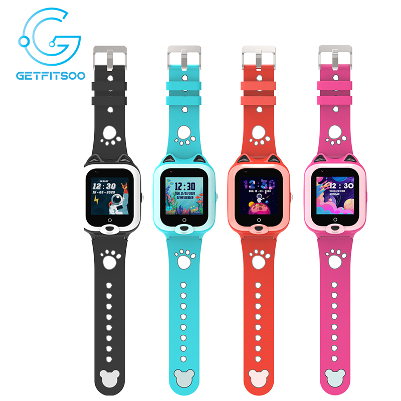 Smartwatch Watch Whatsapp - Getfitsoo-子供向けの4Gスマートウォッチ,GPS,wifi,ポジショニングトラッキング,ビデオ通話,WhatsApp,sos,クラスモード,カメラ