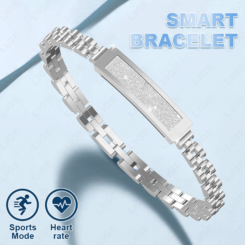 Couple Watches Smartwatch - LIGE 健康スマートブレスレットカップル心拍数モニター活動フィットネストラッカー男性女性バンドスポーツ防水スマートウォッチ