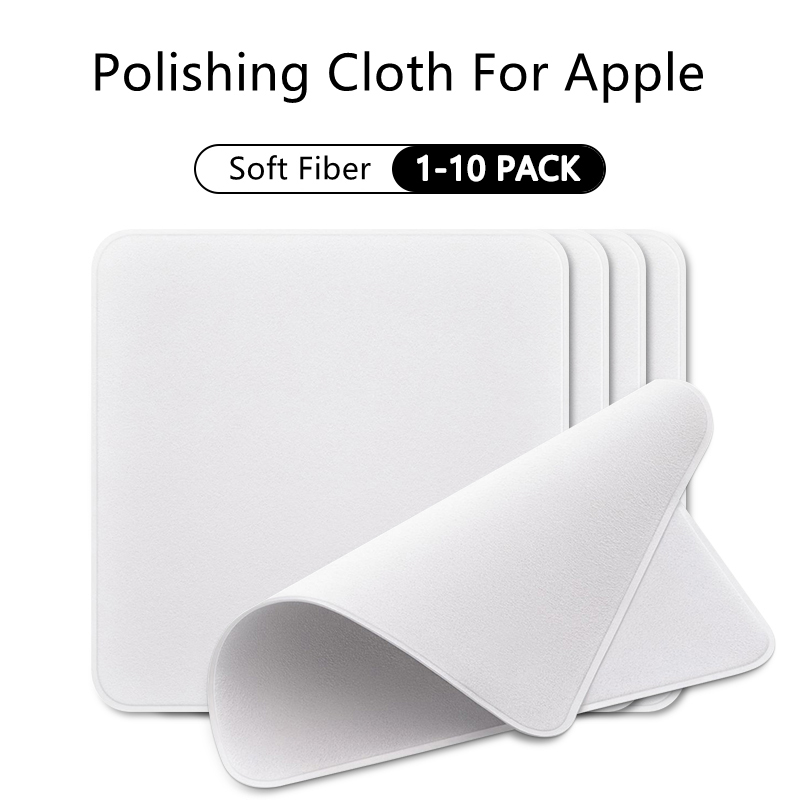 Watch Polishing Cloth - Apple用研磨布,iPhoneスクリーン,Apple Watch, iPad, Mac, iPodディスプレイ,繊細なクリーニング,ほこり除去,研磨,1〜10個