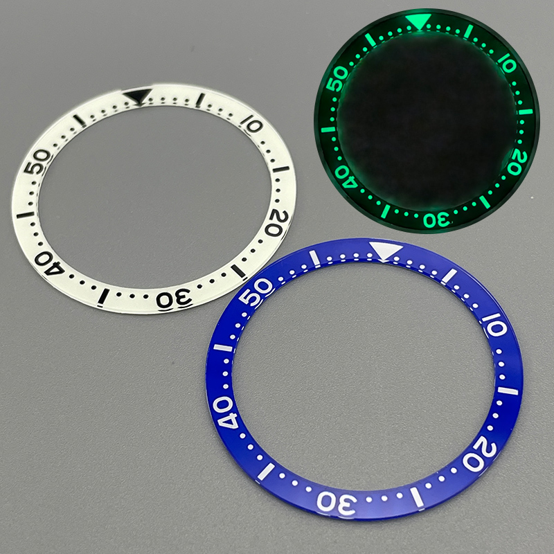 Watch Bezel Insert - 38 ミリメートルフラットアクリル夜光時計ベゼル 38*31.5 ミリメートルベゼルインサートは NH35 NH36