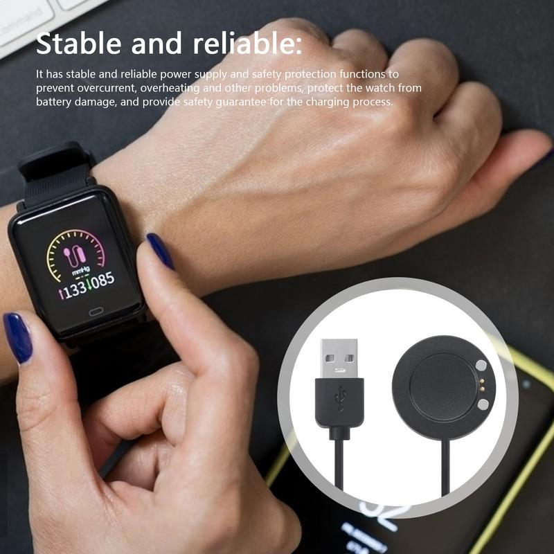 Watch X7 - スマートウォッチドック充電器スタンドアダプタ USB 充電ケーブル電源充電 T500 X7 X16