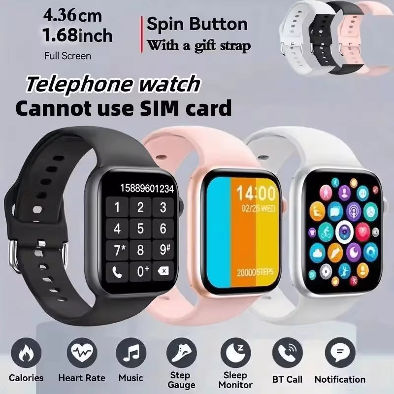 Watch X7 - W26スマートウォッチ スマートウォッチX7 メンズダイヤルコールスマートウォッチトラッカー ヘルストラッカー スポーツトラッカー Android