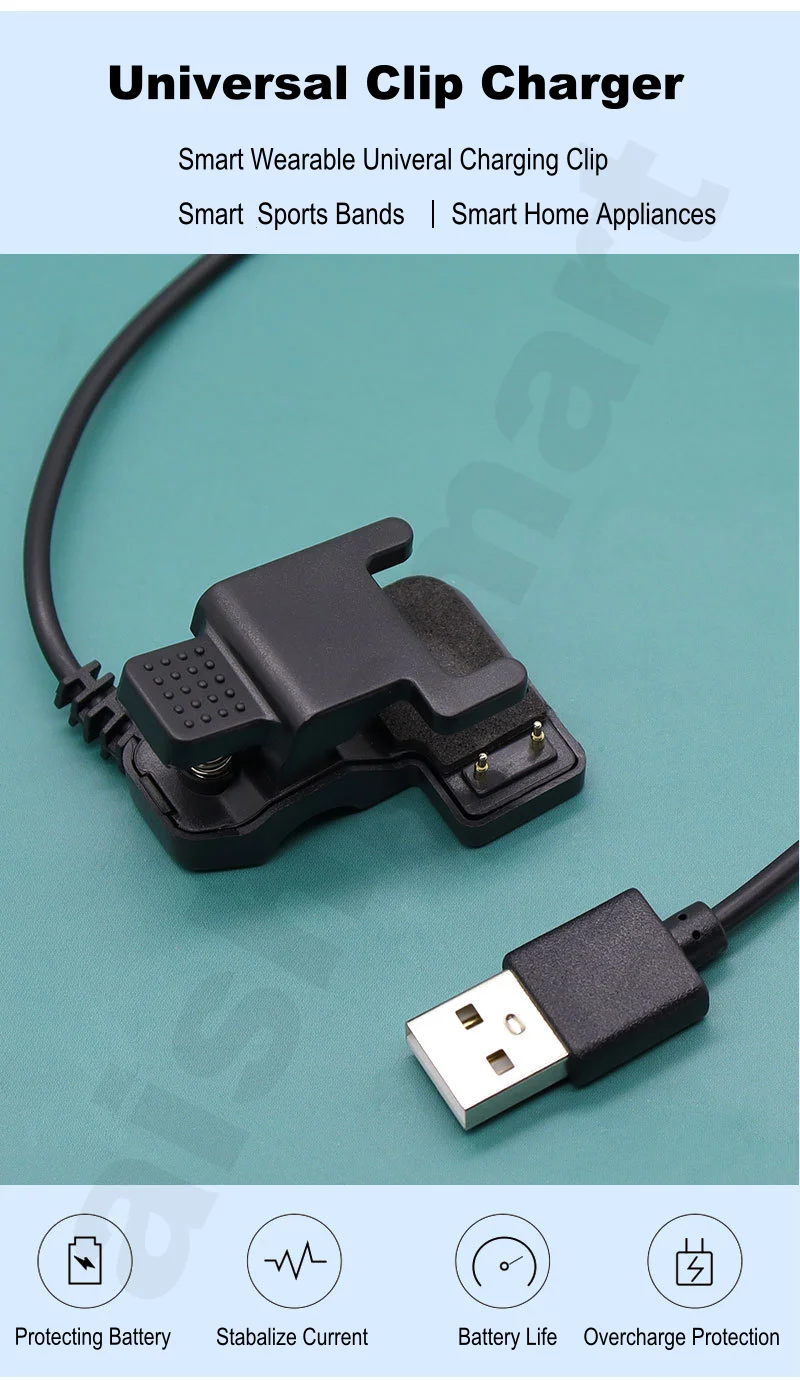 クリップ充電器 2ピン 3ピン 3mm 4mm 7mm スマ - Watch X7 のレビューと価格