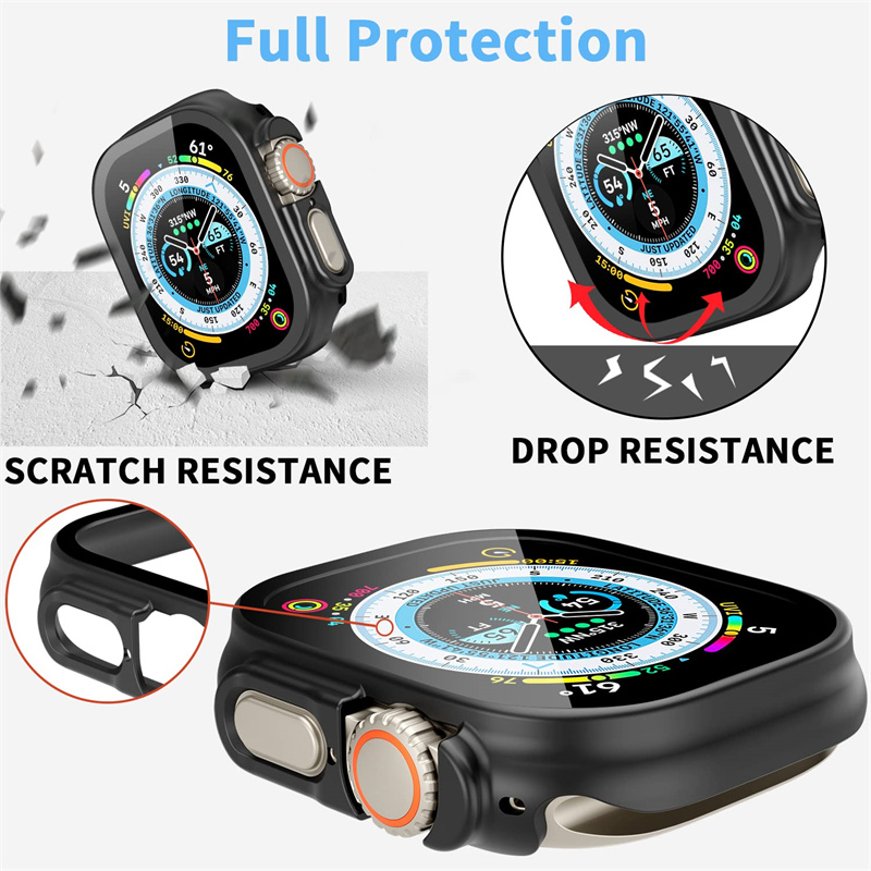 ガラス + ケース Apple Watch ウルトラ 49  - Smartwatch Luxury Watches のレビューと価格