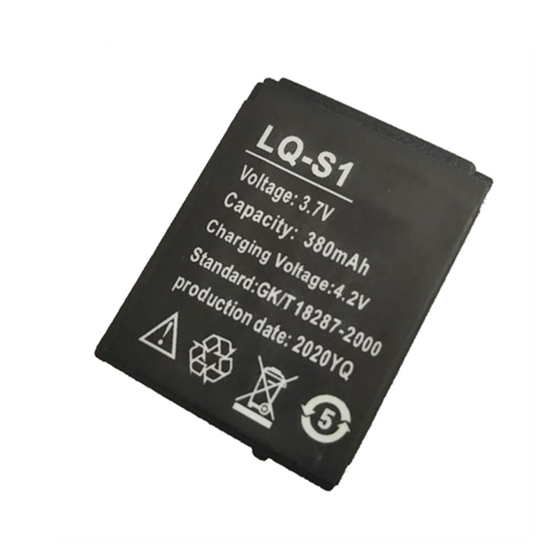 充電式リチウム電池LQ-S1個,3.7v,380mah,スマ - Watch V8 のレビューと価格