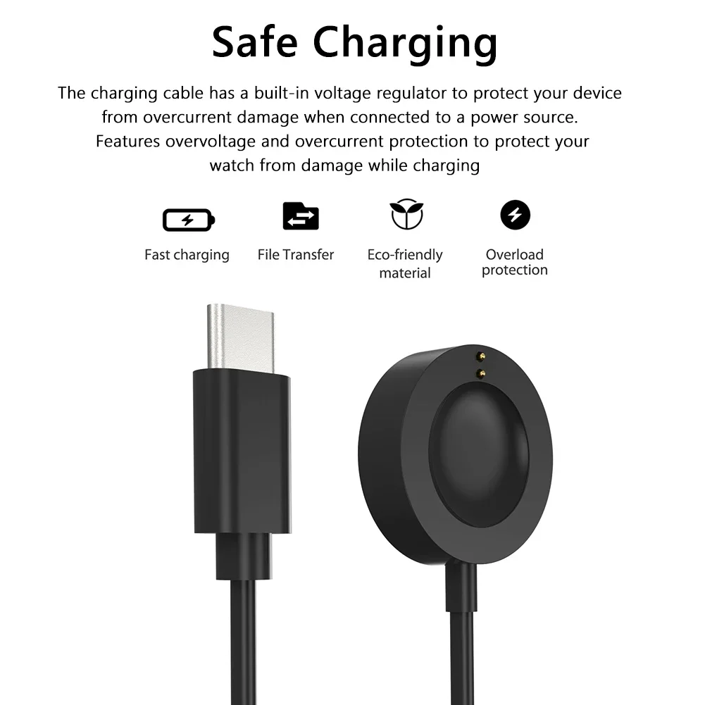 1 メートル USB タイプ C 磁気高速充電充電器ドック化 - Fossil Watches Smartwatch Charger のレビューと価格