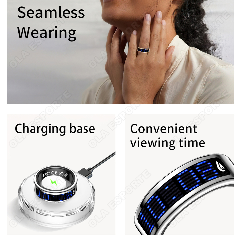 サイバースタイル スマートリング スクリーンLEDコントロー - Couple Watches Smartwatch のレビューと価格