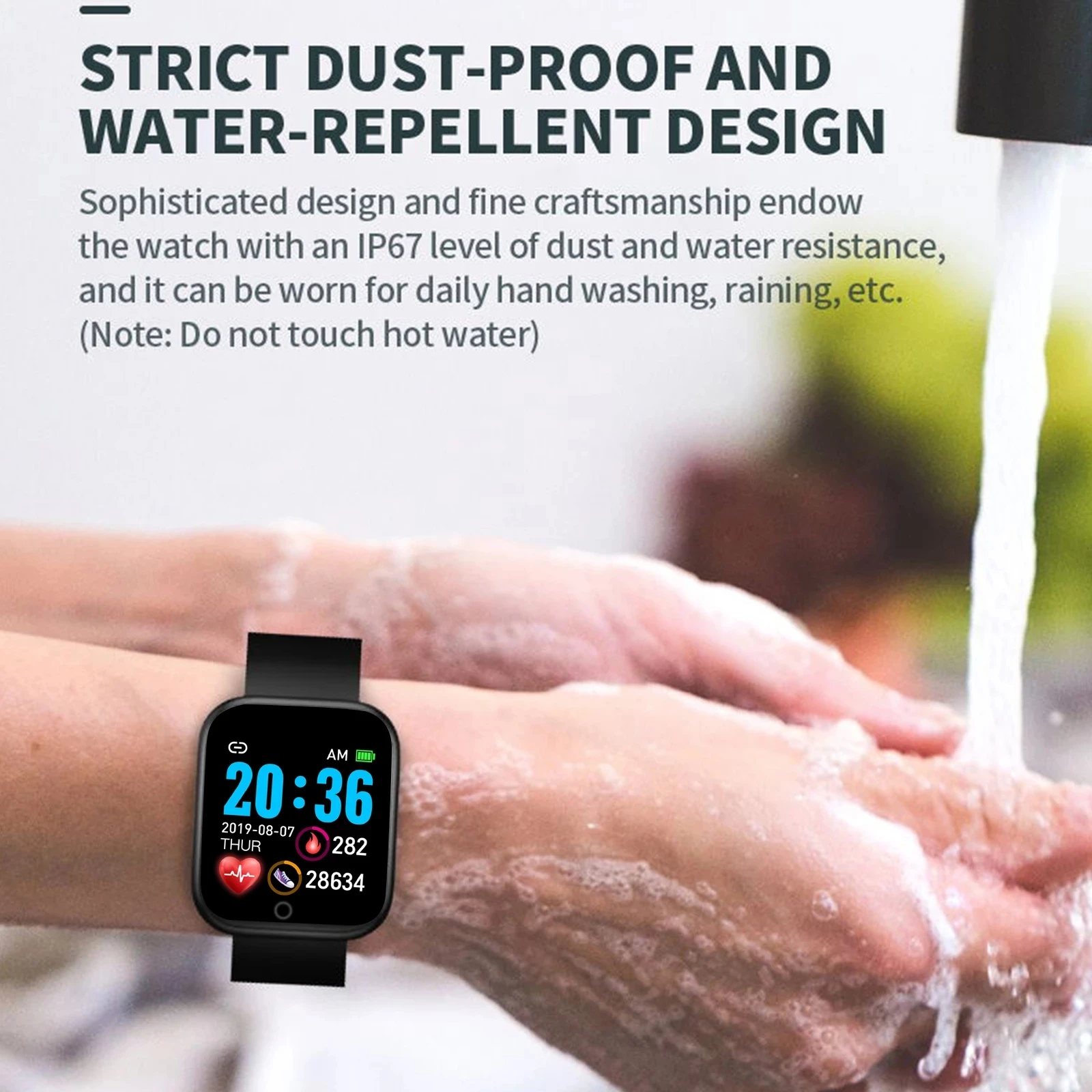 スマートウォッチ男性女性腕時計スマートウォッチメッセージフィ - Smartwatch Watches For Men Digital のレビューと価格