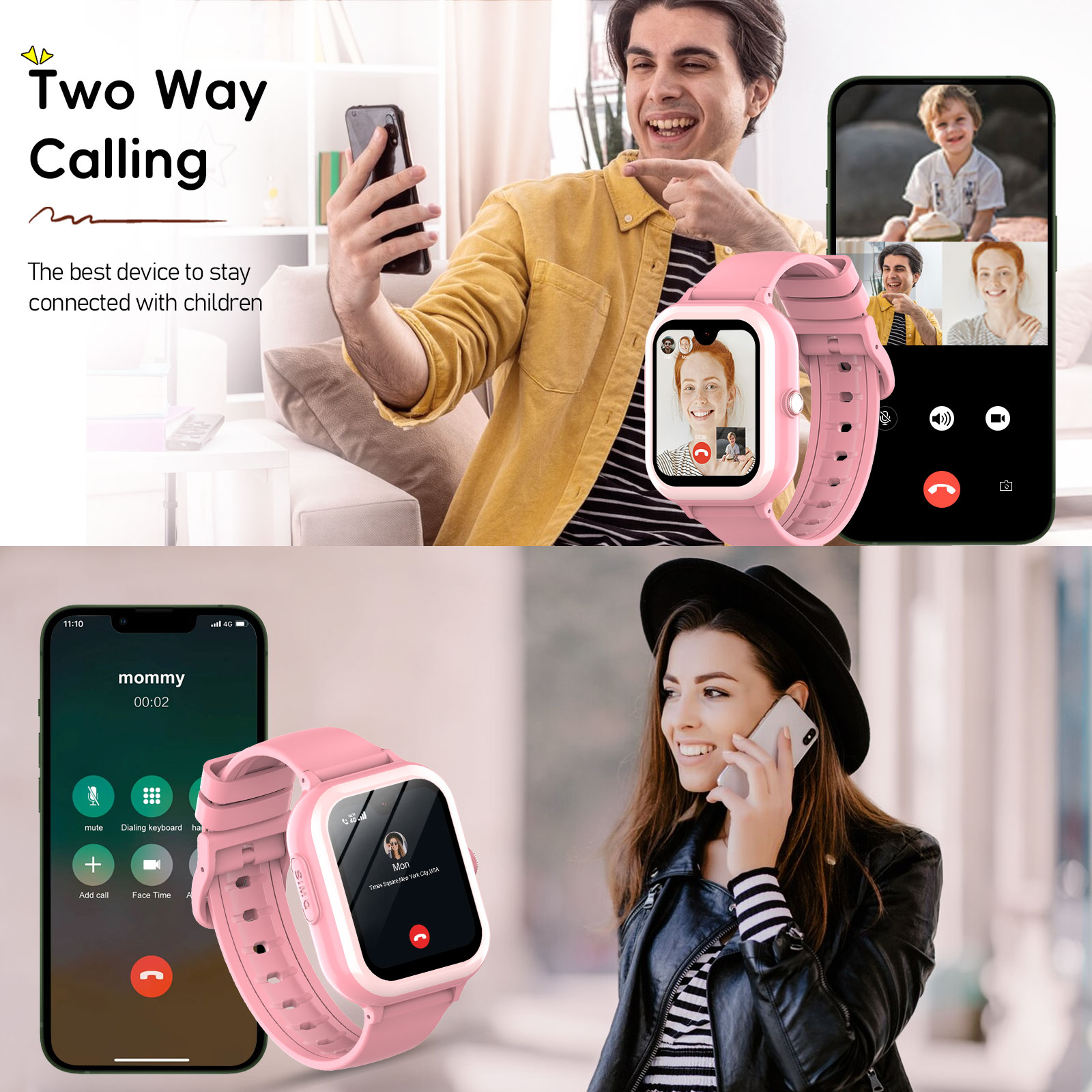 Wonlex KT31 キッズスマートウォッチ、4G SOS - Smartwatch Watch Whatsapp のレビューと価格