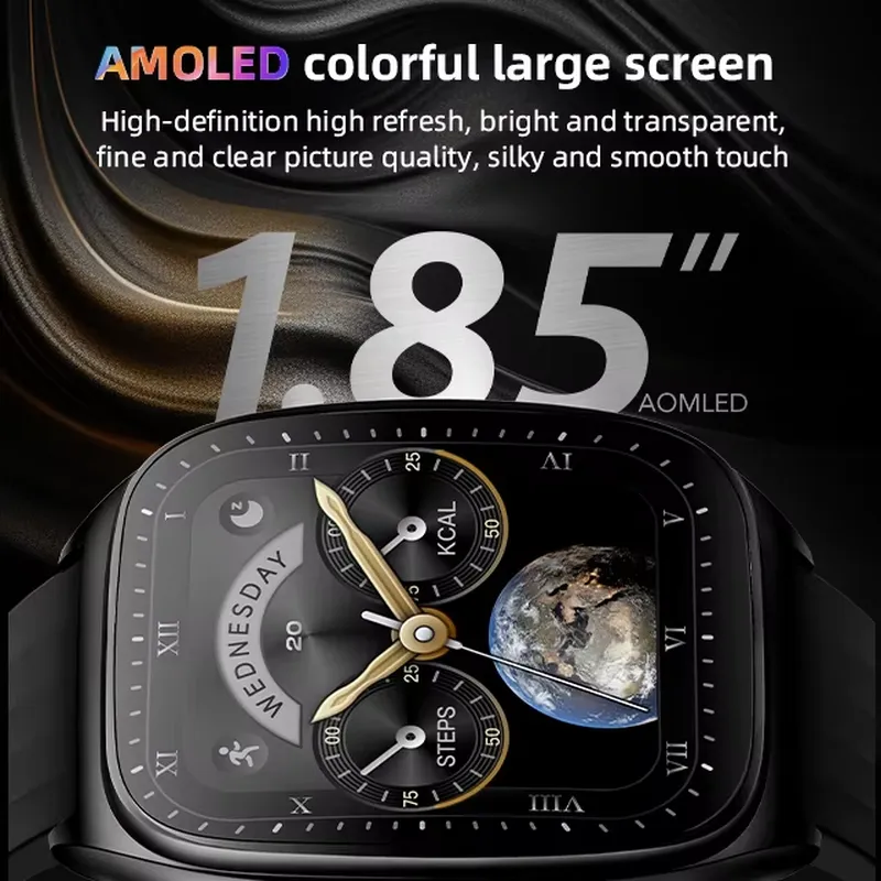 2025年ファッションメンズスマートウォッチメーカー1.85 - Watch Smart Smartwatch のレビューと価格