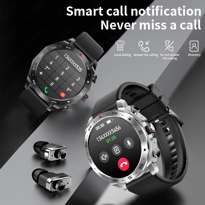 新しいスマートウォッチ TWS 2in1 イヤホン付きスマー - Smartwatch Noise Watches For Men のレビューと価格