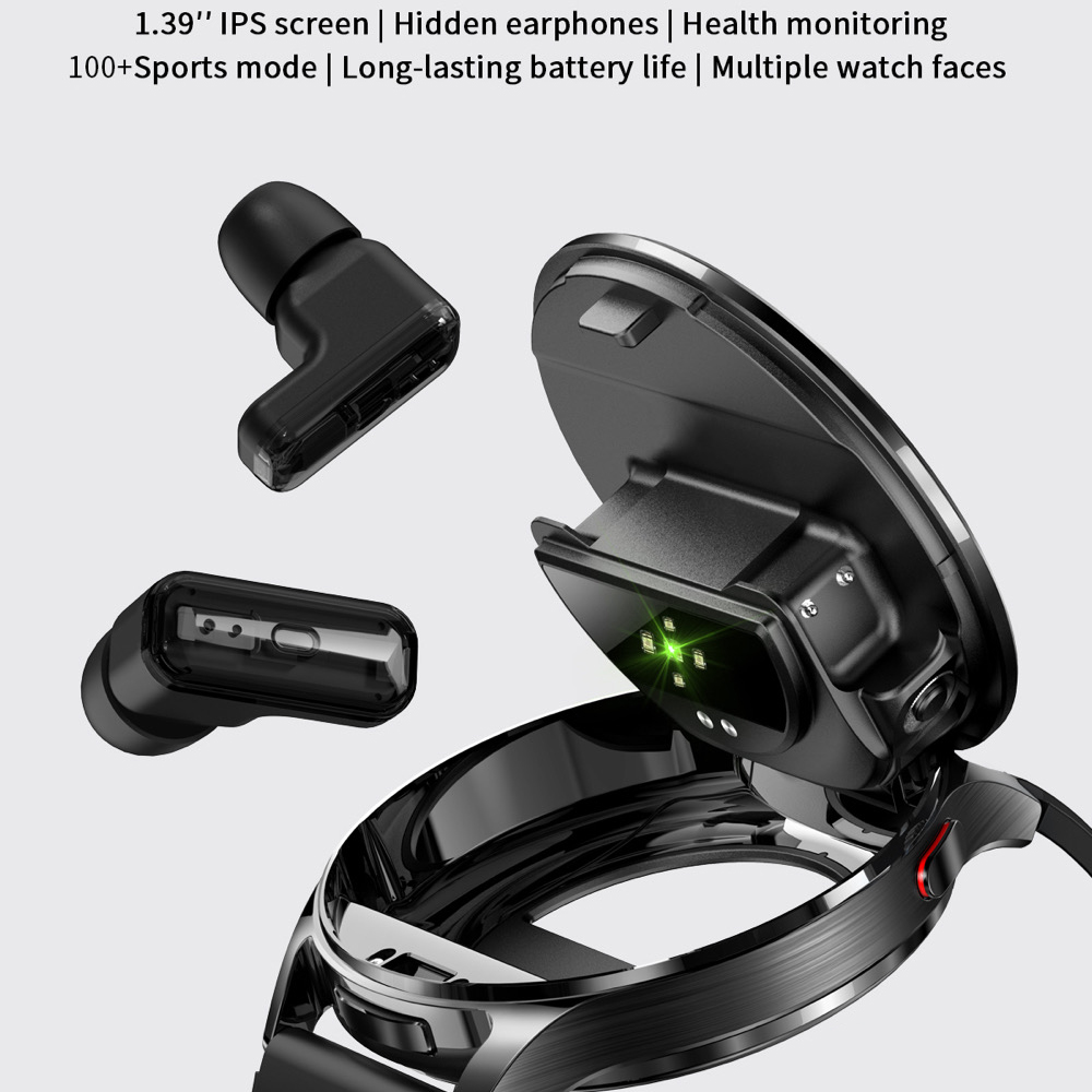 男性と女性のためのtwsヘッドセットスマートウォッチ、スポー - Smartwatch Noise Watches For Men のレビューと価格