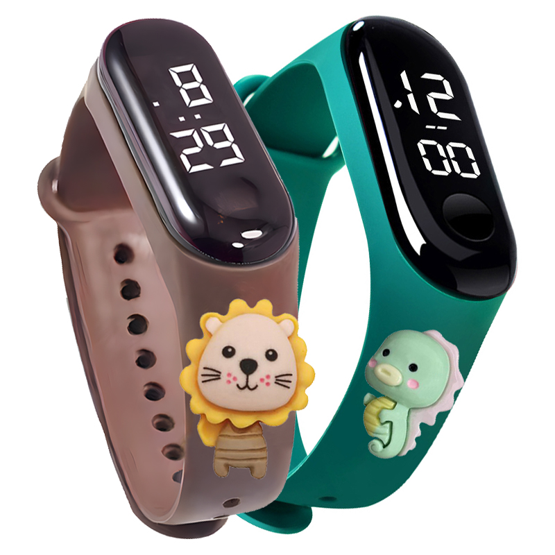 多色スマートウォッチ 子供用 男の子 女の子 ファッション  - Smartwatch Watches For Kid Boy のレビューと価格