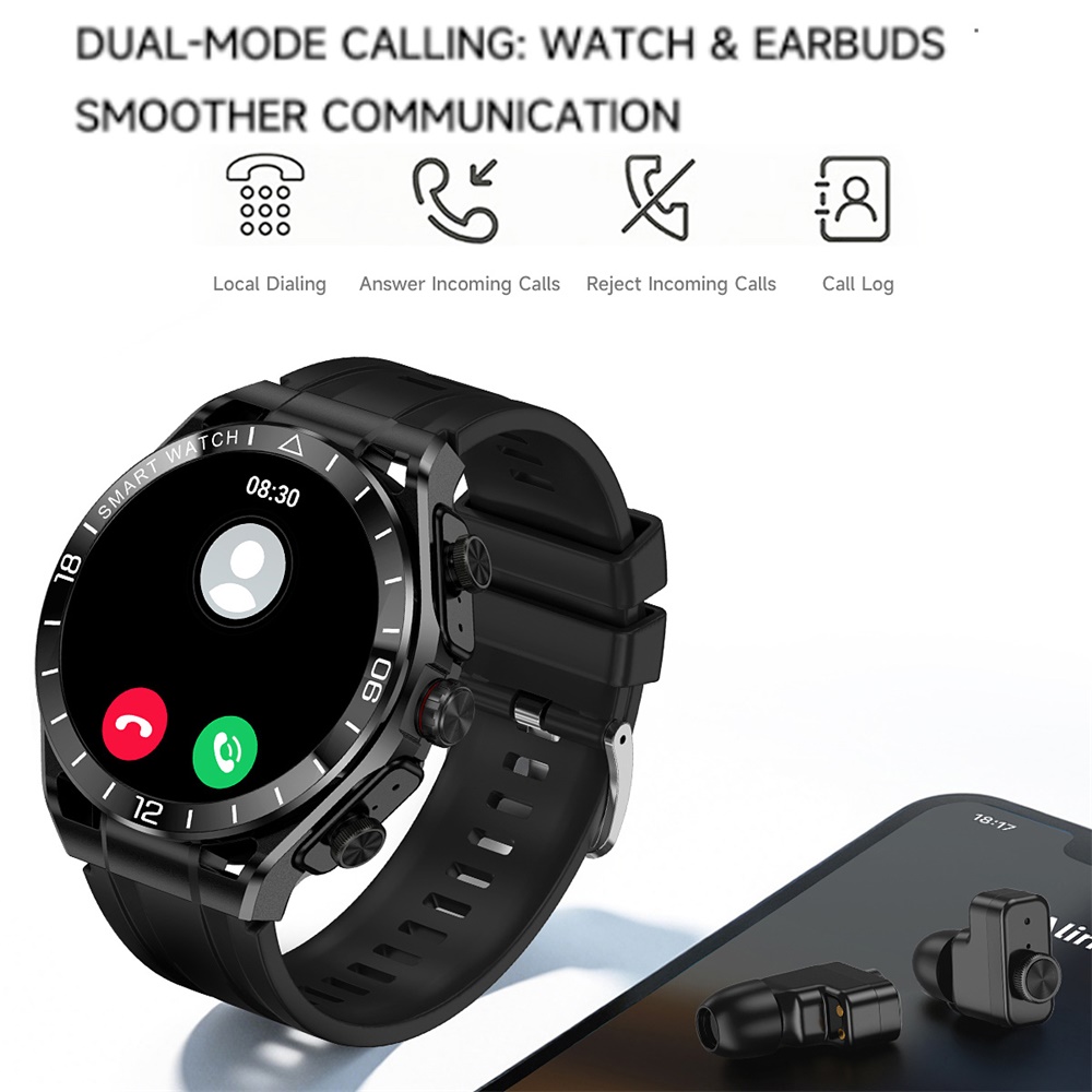 696 メンズ ブルートゥース通話イヤホン 2 in 1 ス - Smartwatch Noise Watches For Men のレビューと価格