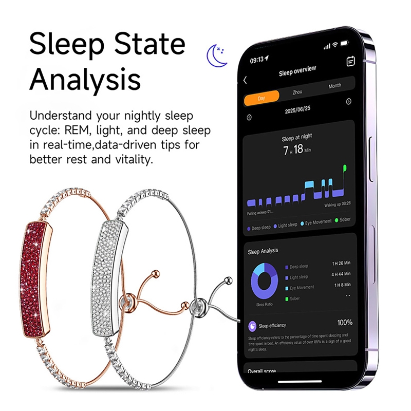 女性用スマートブレスレット 心拍数 血中酸素 睡眠 歩数計  - Couple Watches Smartwatch のレビューと価格