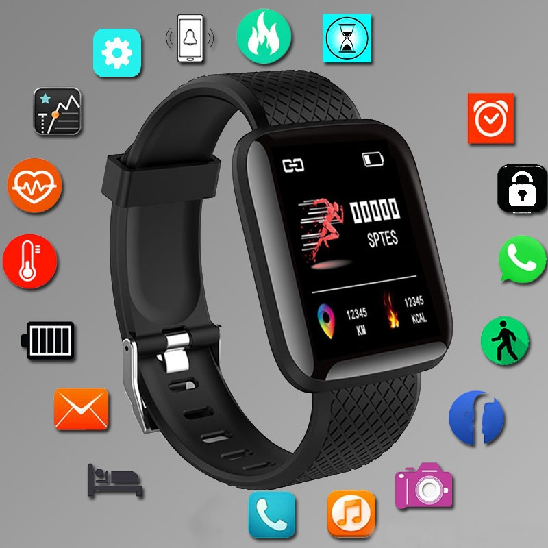 スポーツスマートウォッチフィットネスブレスレット音楽制御女性 - Smartwatch Watches For Men Digital のレビューと価格
