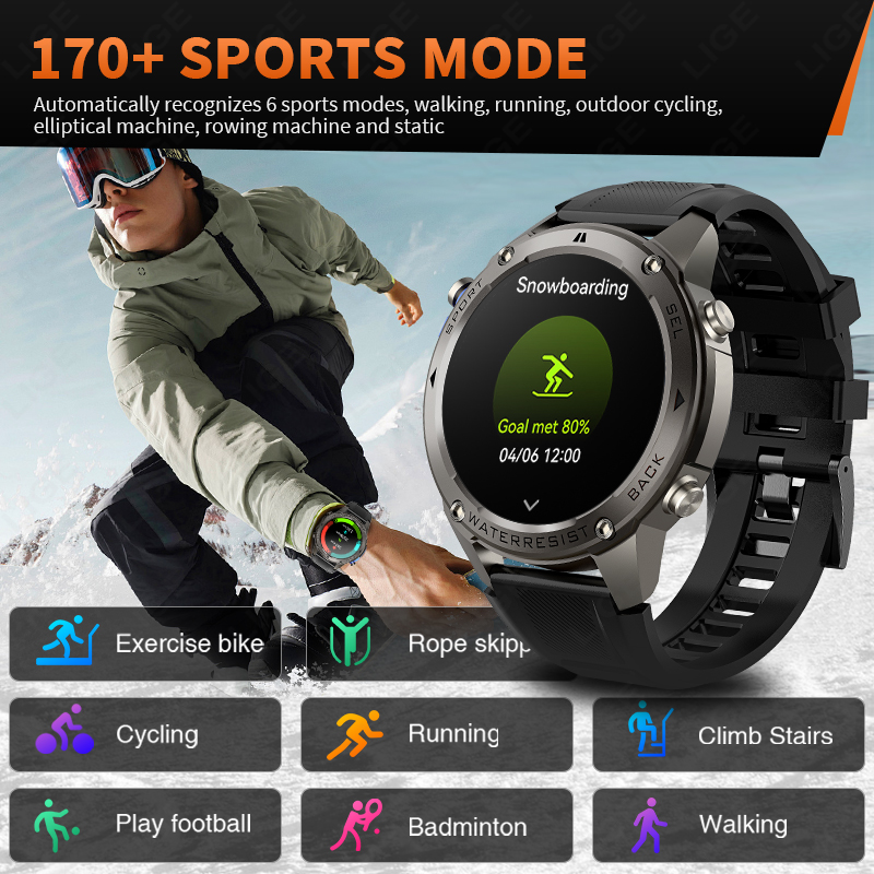 2026 新しい超軍事グレード GPS スマートウォッチメン - Watch Smart Smartwatch のレビューと価格