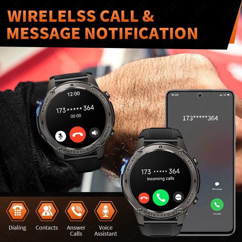 2026 新しい超軍事グレード GPS スマートウォッチメン - Watch Smart Smartwatch のレビューと価格