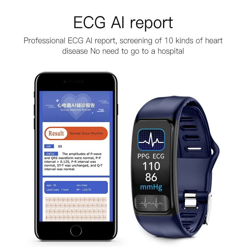 リストバンド型ウォッチトラッカー、血圧測定機能付きブレスレッ - Couple Watches Smartwatch のレビューと価格
