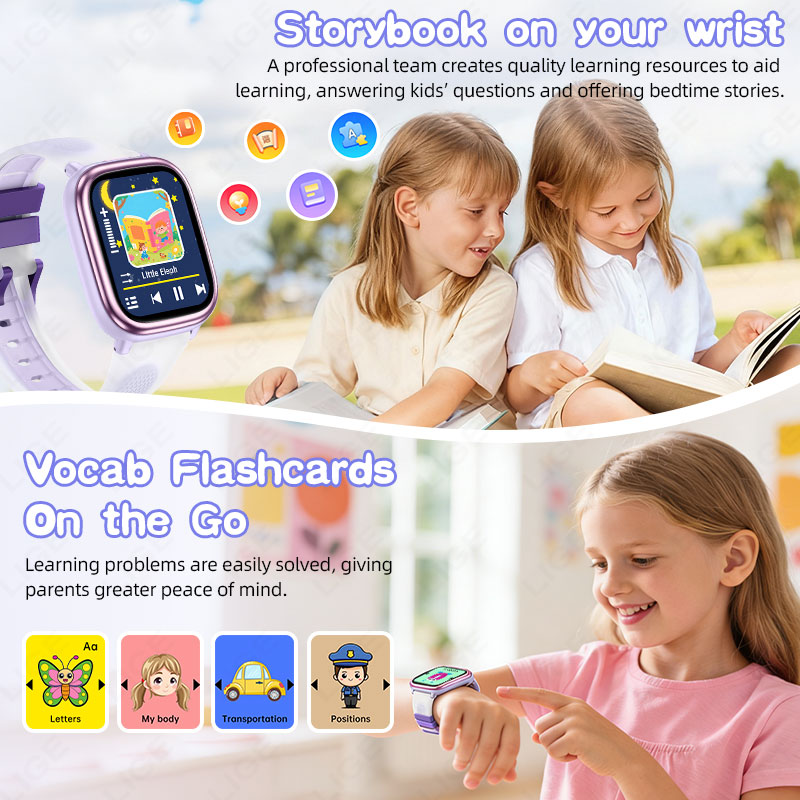 LIGE 2026 新しい子供用学習スマートウォッチ キッズ - Smartwatch Watches For Girls Kids のレビューと価格