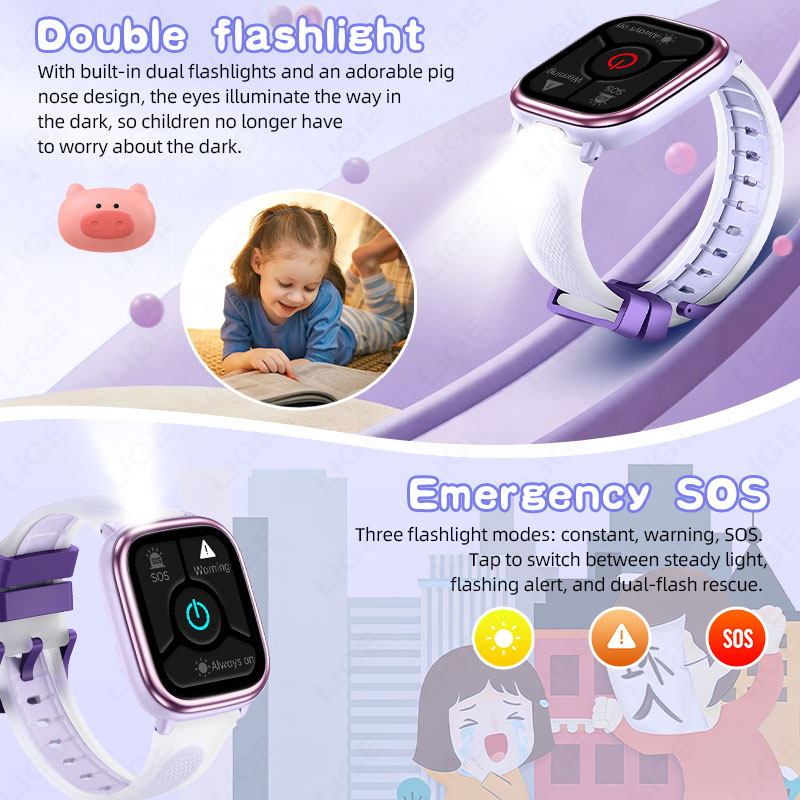 LIGE 2026 新しい子供用学習スマートウォッチ キッズ - Smartwatch Watches For Girls Kids のレビューと価格