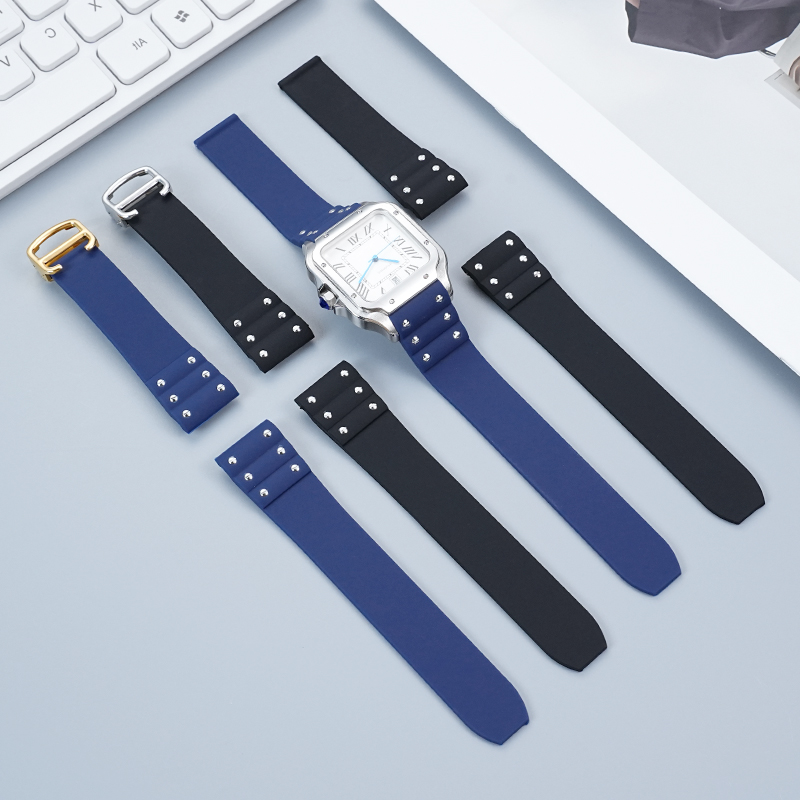 カルティエ サントス ストラップ 21mm - 高品質ソフト - Cartier Watch Santos のレビューと価格