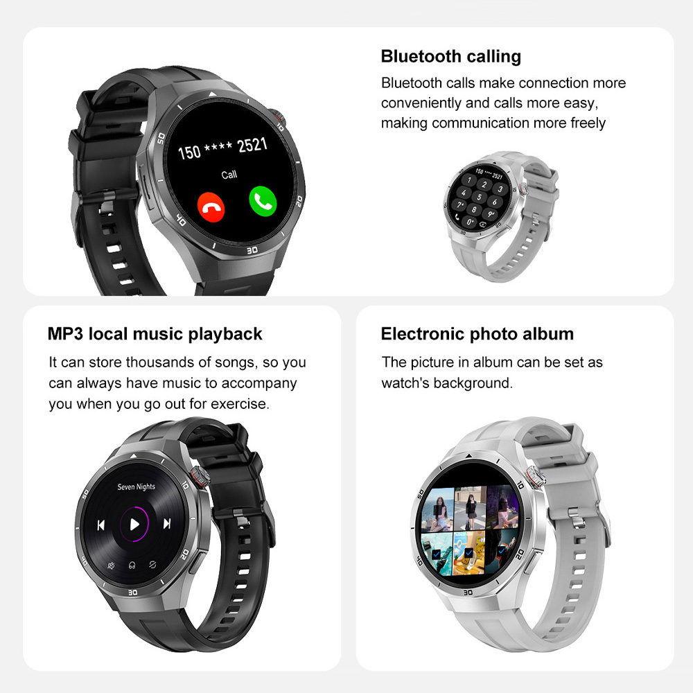 DT5 プロスマートウォッチ男性女性デジタル腕時計 MP3  - Smartwatch Digital Watches For Men のレビューと価格