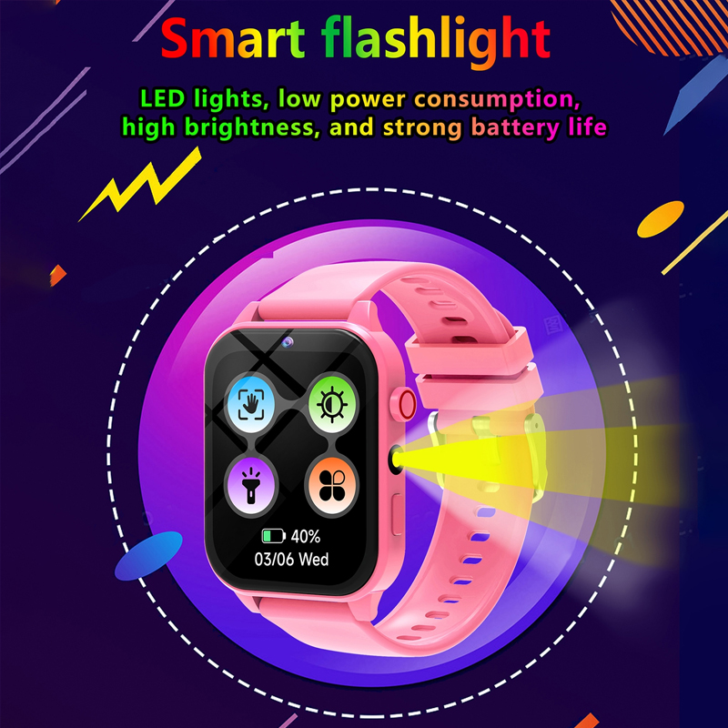 キッズゲームスマートウォッチ懐中電灯防水 HD カメラ睡眠ト - Smartwatch Watches For Kid Boy のレビューと価格