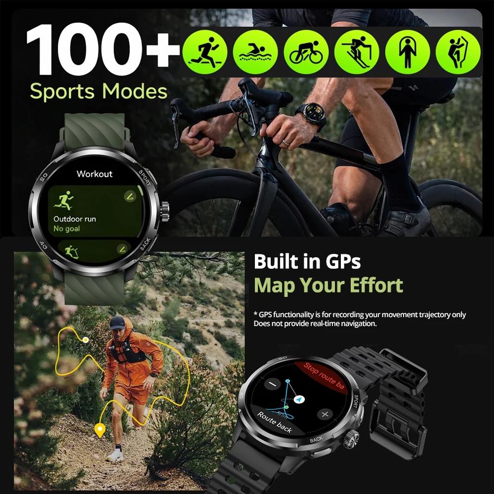 Ulefone Armor Watch Pro 1.5インチ - Smartwatch Watches For Men Digital のレビューと価格