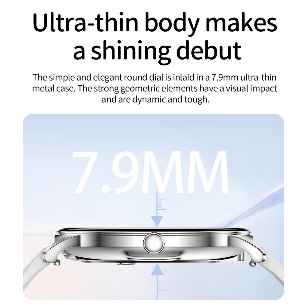 1.43インチ AMOLED 超薄型スマートウォッチ メンズ - Smartwatch Digital Watches For Men のレビューと価格