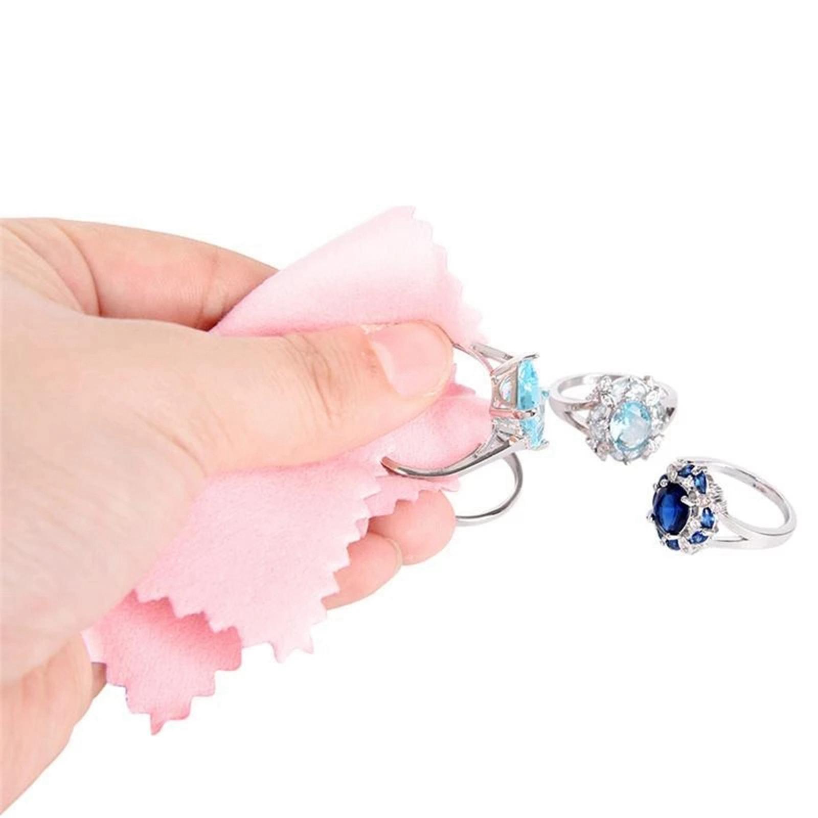 50 個のジュエリークリーニング研磨布 8x8cm ポータブ - Watch Polishing Cloth のレビューと価格