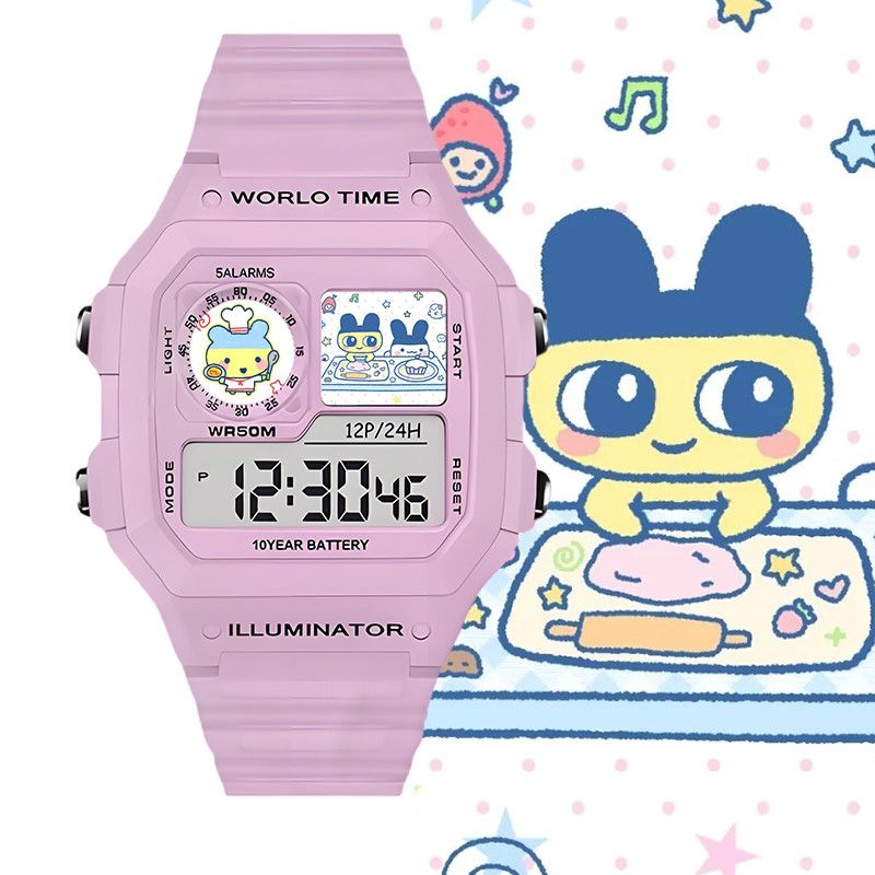 たまごっちスマート電子時計ビッグマウスジマミ学生用電子時計ク - Watch Smart Smartwatch のレビューと価格