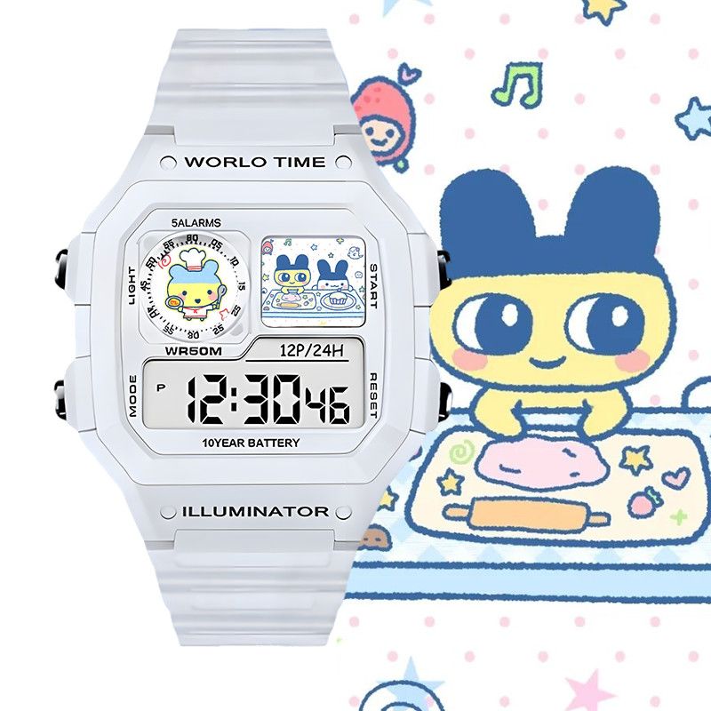 たまごっちスマート電子時計ビッグマウスジマミ学生用電子時計ク - Watch Smart Smartwatch のレビューと価格