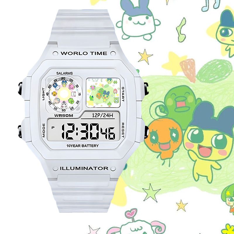 たまごっちスマート電子時計ビッグマウスジマミ学生用電子時計ク - Watch Smart Smartwatch のレビューと価格