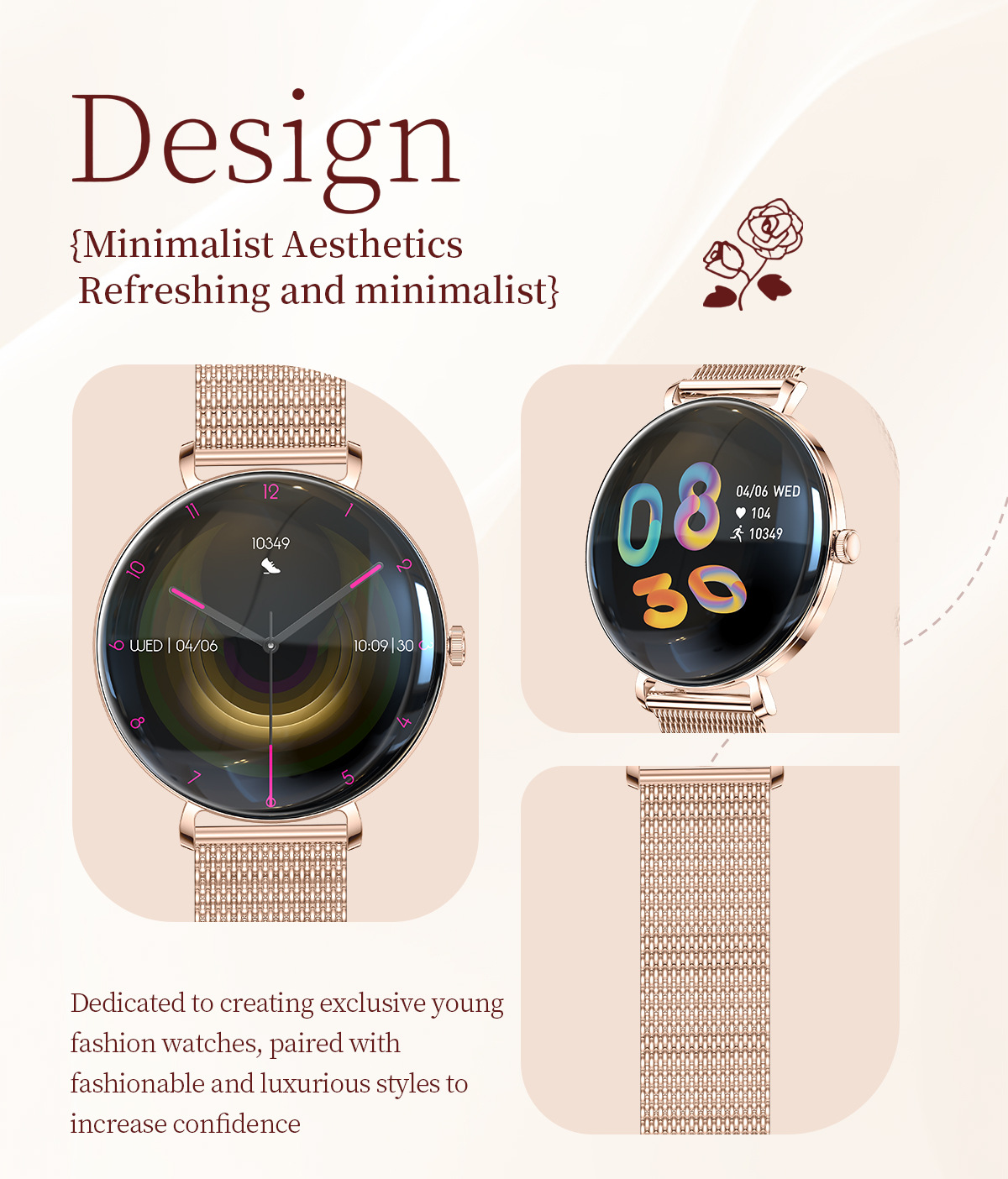 V85 2025トレンド超薄型1.43インチAMOLEDスマ - Smartwatch Trending Watches For Women のレビューと価格