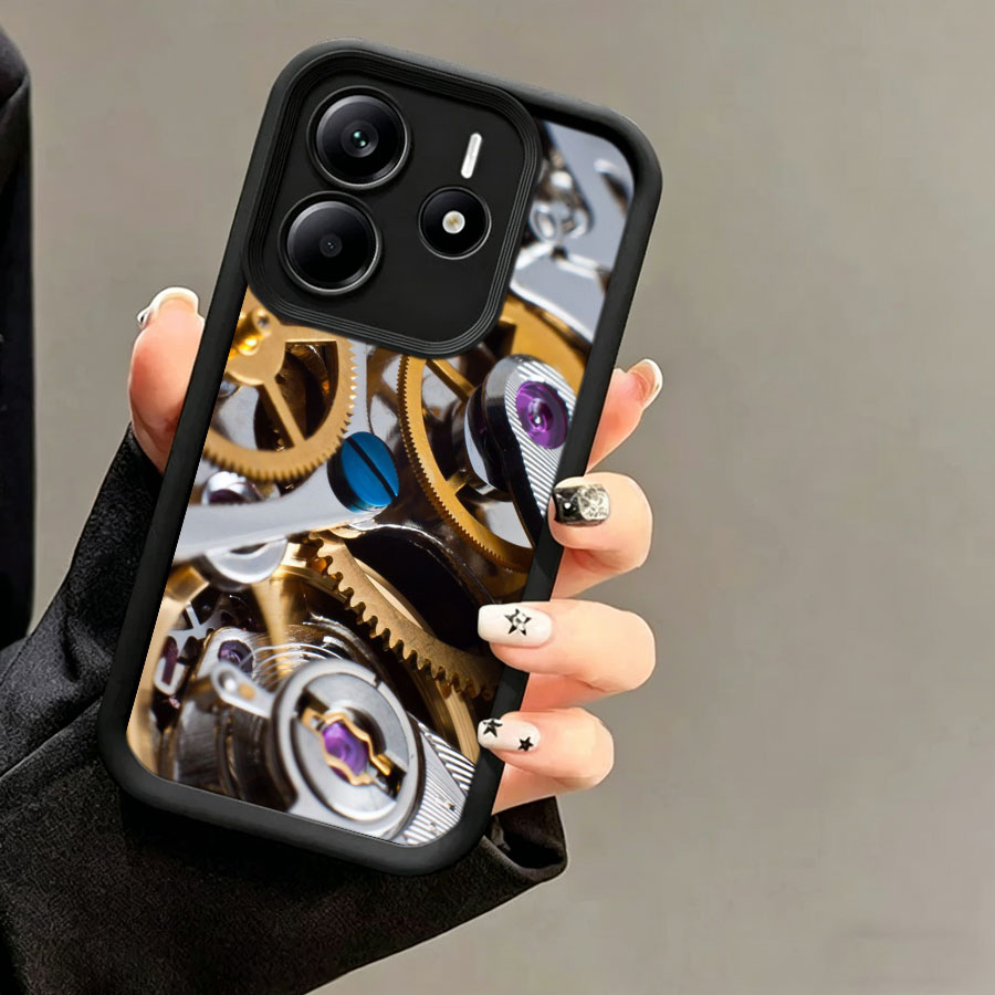 機械式時計コア内部ギア付きスマホケース Xiaomi Poc - Watch X7 のレビューと価格