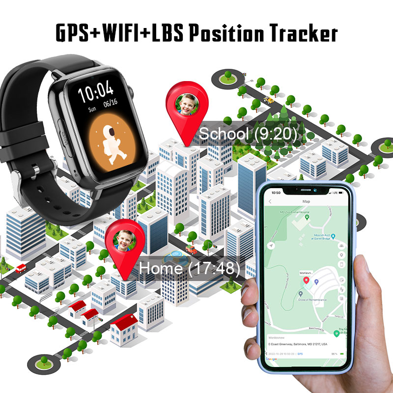 Wonlex KT34 子供用スマートウォッチ 4G WiF - Smartwatch Watch Whatsapp のレビューと価格
