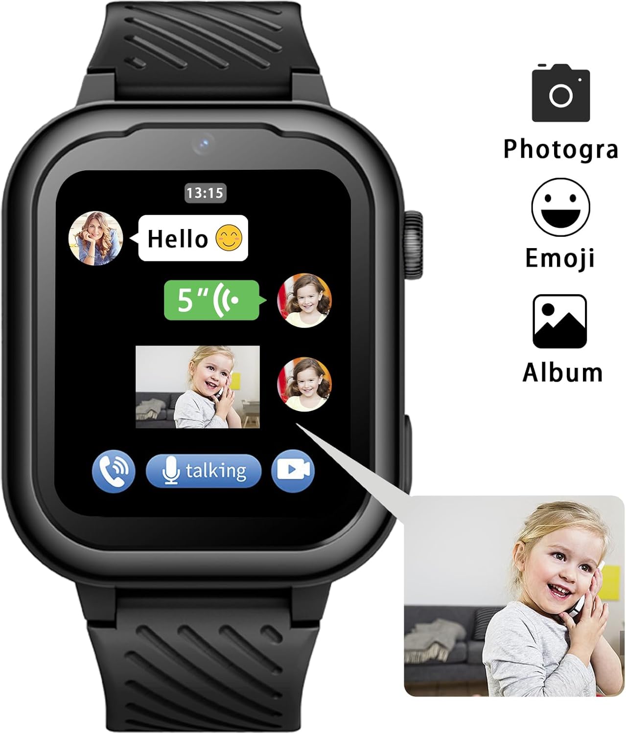 Wonlex KT15Pro 4Gキッズスマートウォッチ G - Smartwatch Watch Whatsapp のレビューと価格