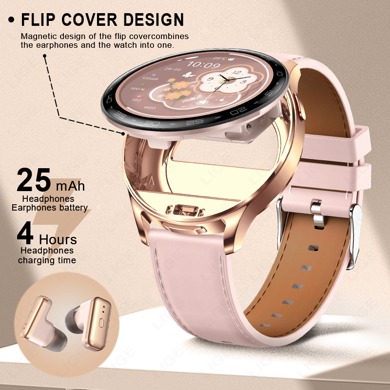 2 で 1 TWS ヘッドセットスマートウォッチ女性 1.3 - Smartwatch Noise Watches For Men のレビューと価格