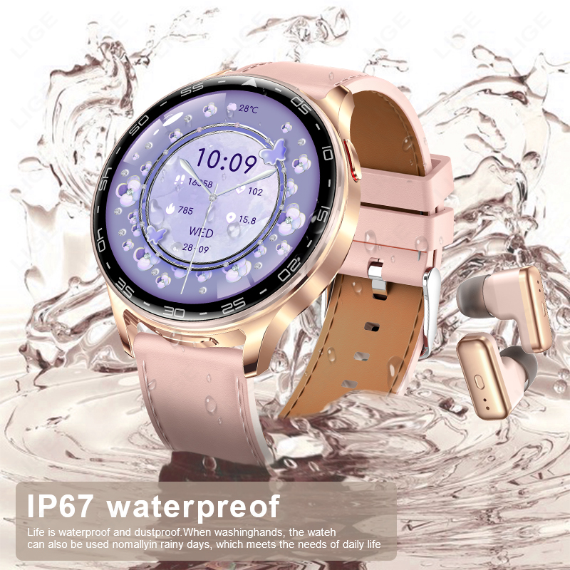 2 で 1 TWS ヘッドセットスマートウォッチ女性 1.3 - Smartwatch Noise Watches For Men のレビューと価格