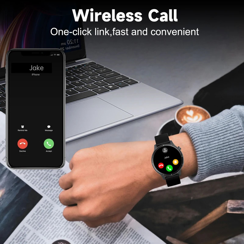 カップルスマートウォッチ 音声通話 24時間健康モニター ス - Couple Watches Smartwatch のレビューと価格