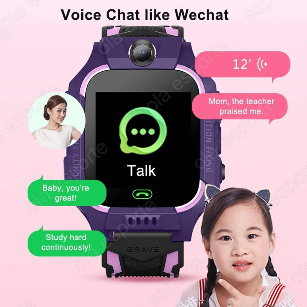 子供用スマートウォッチ SIMカード GPSカメラ ビデオ通 - Smartwatch Watches For Girls Kids のレビューと価格