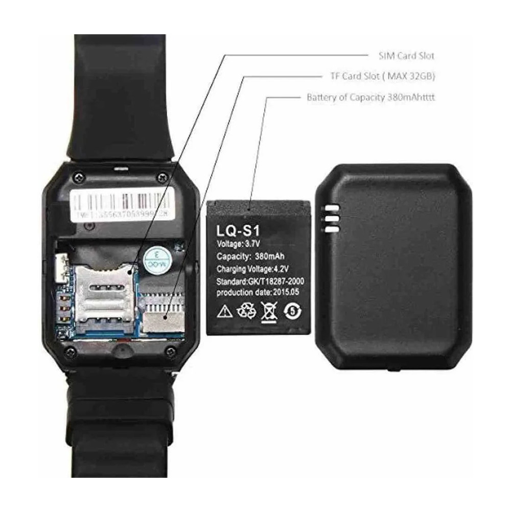 スマートウォッチ LQ S1 LQS1 DZ09 AB-S1 - Watch V8 のレビューと価格